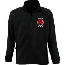 Bestickte Herren Standard Fleecejacke - Sparta, bis zum Tod Vorderseite