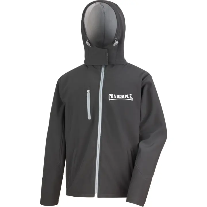Bestickte Herren Softshell Kapuzenjacke - Consdaple