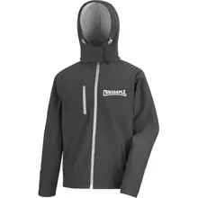 Bestickte Herren Softshell Kapuzenjacke - Consdaple Vorderseite