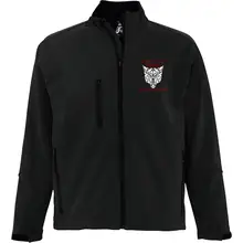 Bestickte Damen Softshelljacke "3-lagig" - Lieber ein Wolf Odins als ein Lamm Gottes - gewählte Variante