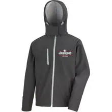 Bestickte Herren Softshell Kapuzenjacke - Skinhead Germany Vorderseite