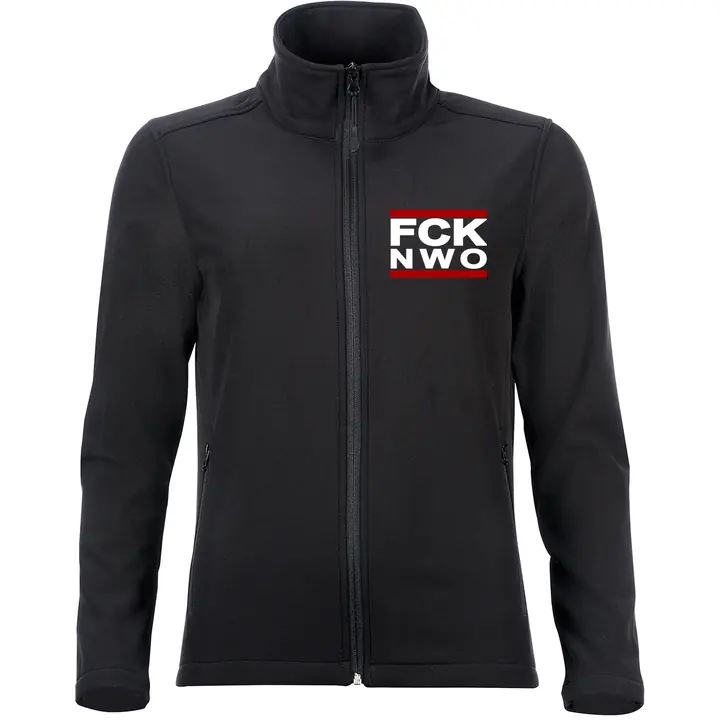 Bestickte Damen Softshelljacke "2-lagig" - FCK NWO