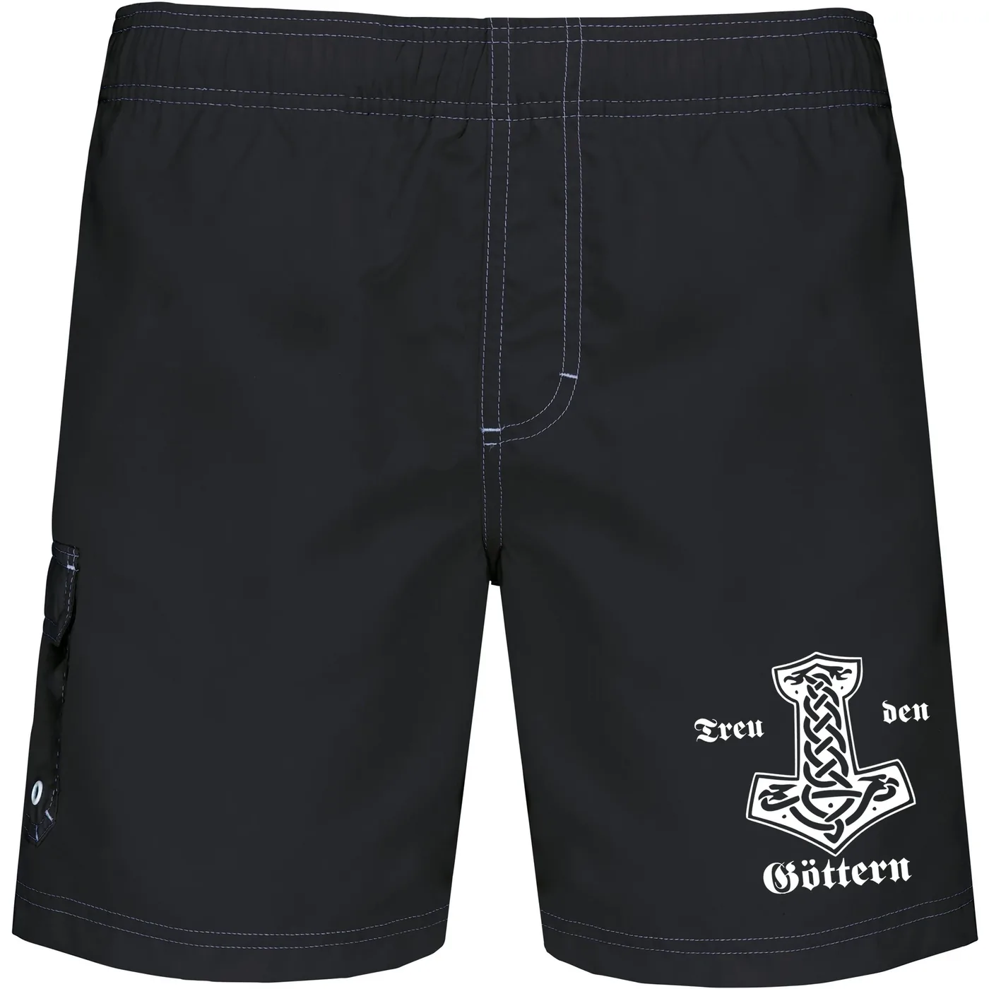 Bestickte Herren Badehose - Treu den Göttern