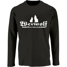 Herren Langarm Shirt - Werwolf Germany mit Wolf - gewählte Variante