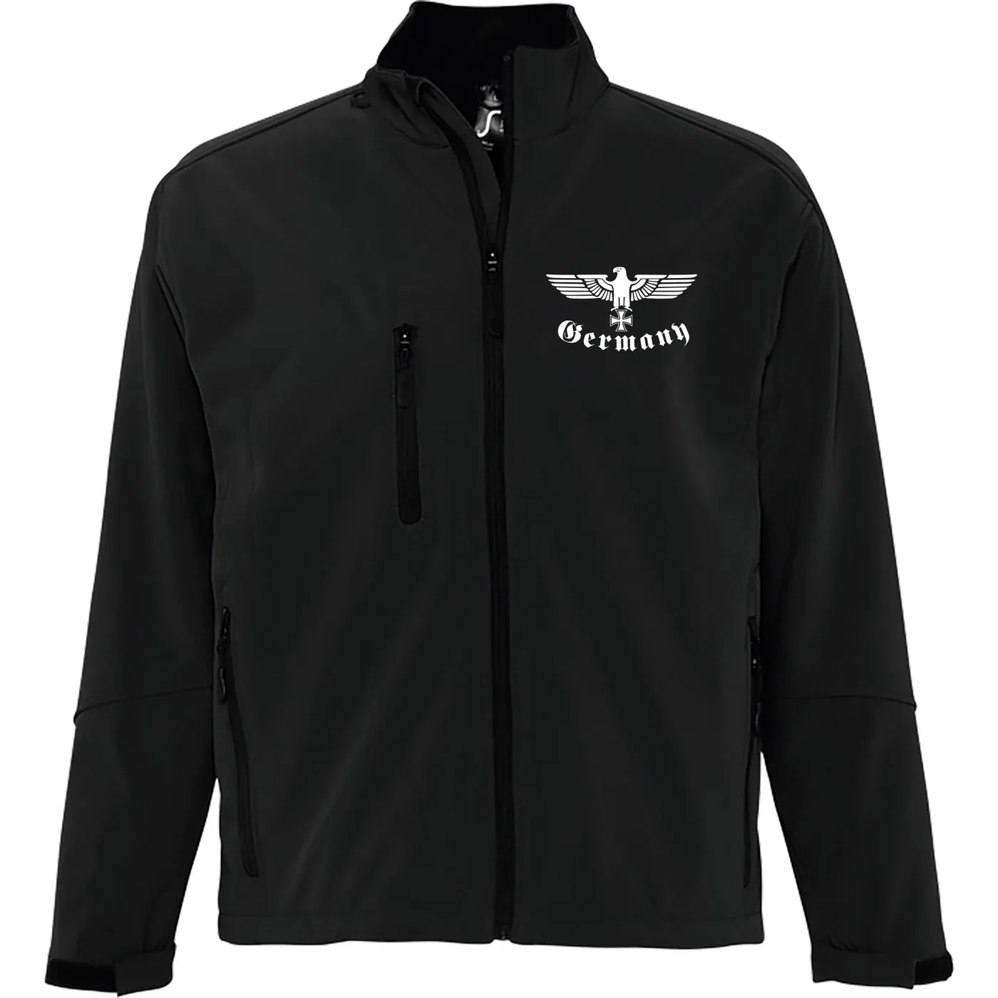 Bestickte Herren Softshelljacke "3-lagig" - Germany, Adler