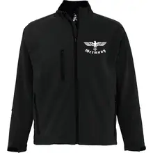 Bestickte Herren Softshelljacke "3-lagig" - Germany, Adler - gewählte Variante