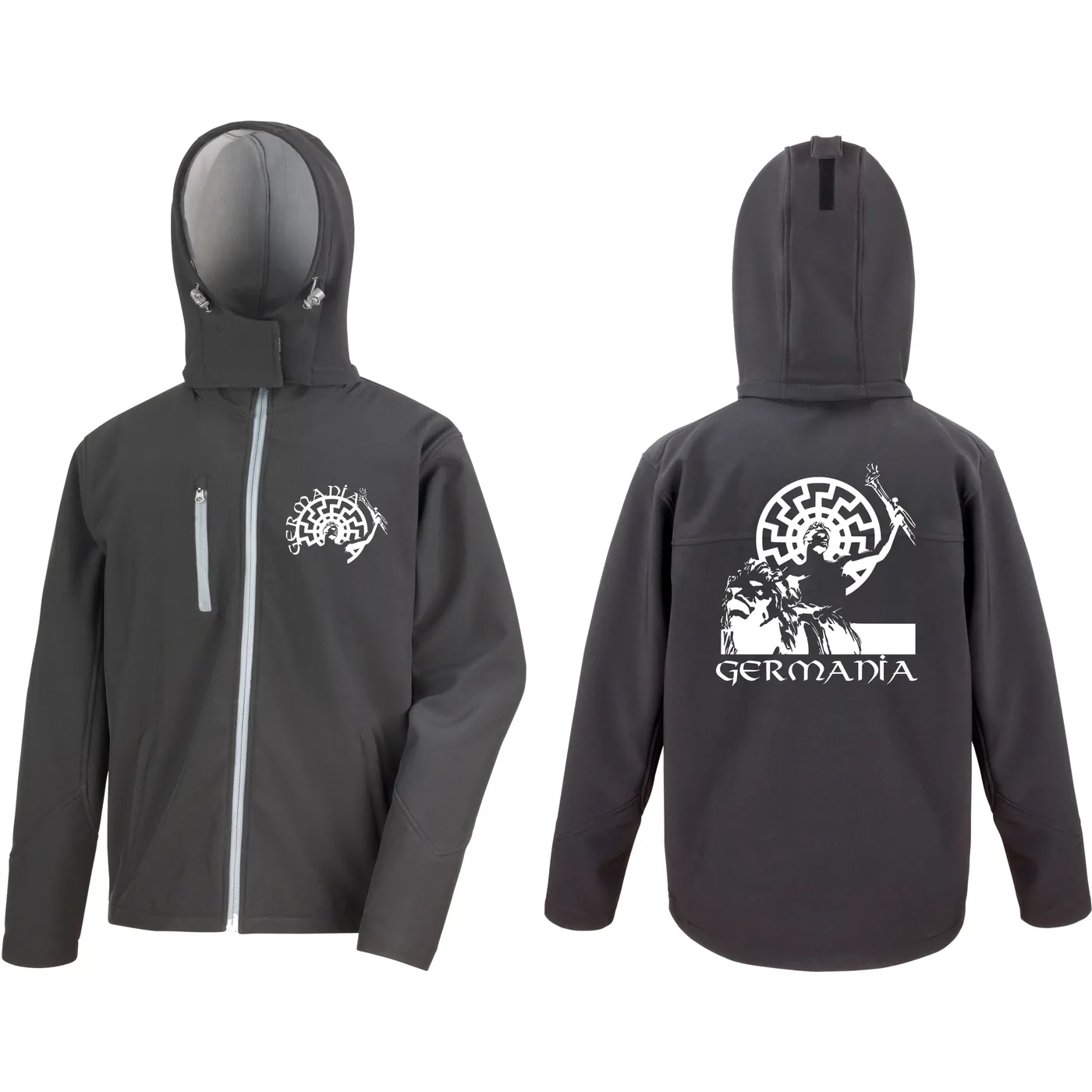 Bestickte Herren Softshell Kapuzenjacke - Germania