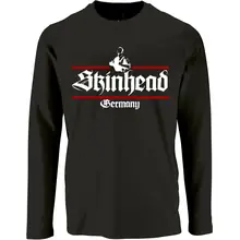 Herren Langarm Shirt - Skinhead Germany Vorderseite