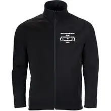 Bestickte Herren Softshelljacke "2-lagig" - Bückt euch schön weiter Vorderseite