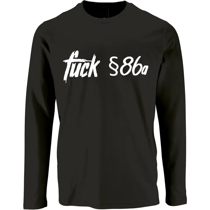 Herren Langarm Shirt - Fuck 86a