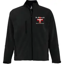Bestickte Damen Softshelljacke "3-lagig" - Die Wehrmacht, Helden für Deutschland Vorderseite
