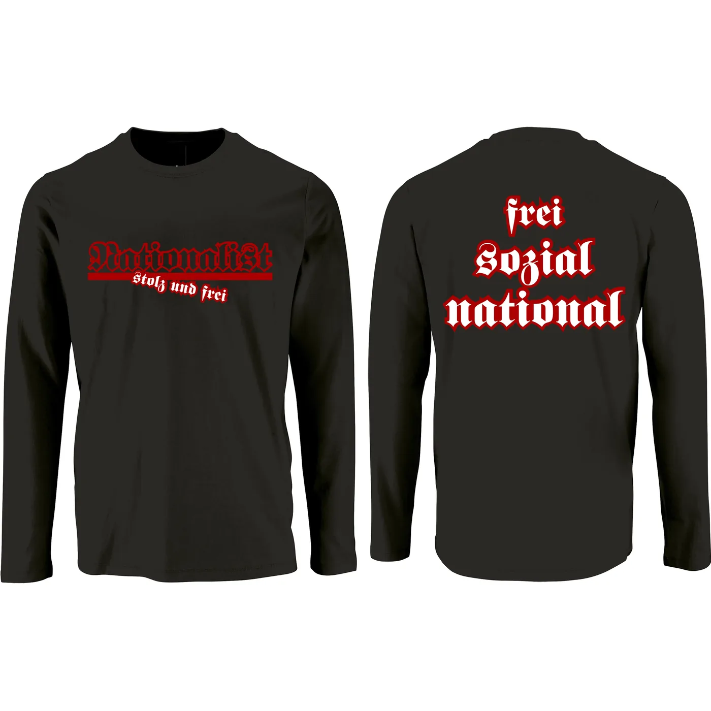 Herren Langarm Shirt - Nationalist, FSN