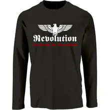Herren Langarm Shirt - Revolution Deutschland Vorderseite