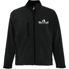 Bestickte Damen Softshelljacke "3-lagig" - Werwolf Germany mit Wolf - gewählte Variante