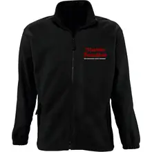 Bestickte Herren Standard Fleecejacke - Blutendes Deutschland - gewählte Variante