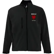 Bestickte Damen Softshelljacke "3-lagig" - Südtirol bleibt deutsch Vorderseite