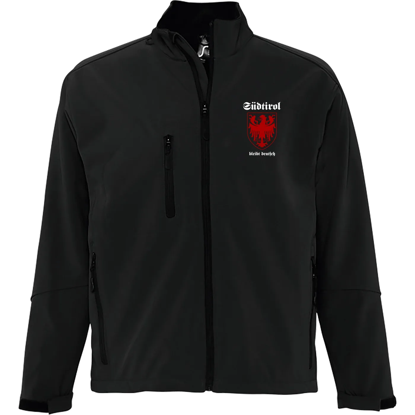 Bestickte Damen Softshelljacke "3-lagig" - Südtirol bleibt deutsch