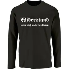 Herren Langarm Shirt - Widerstand lässt sich nicht verbieten - gewählte Variante