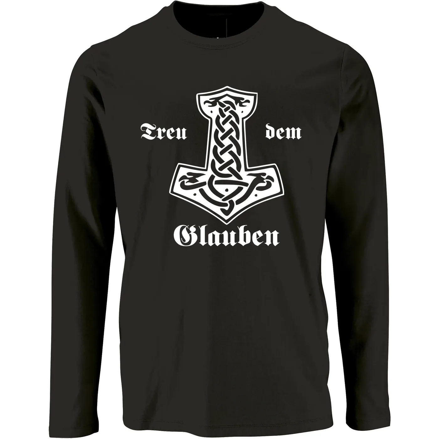 Herren Langarm Shirt - Treu dem Glauben