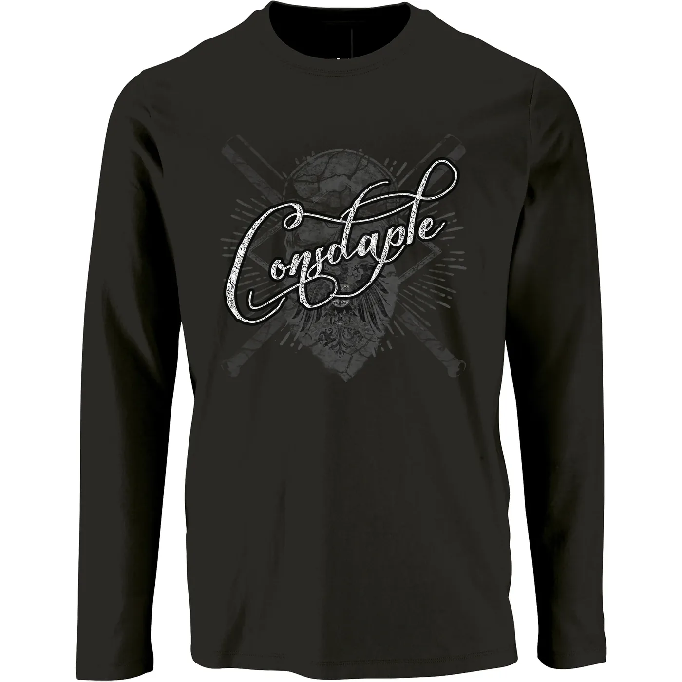 Herren Langarm Shirt - Consdaple, Totenkopf