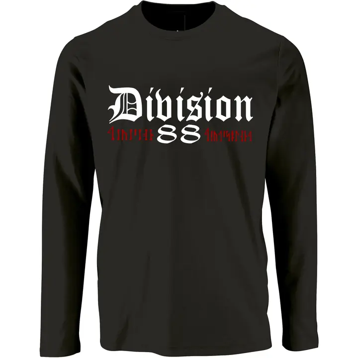Herren Langarm Shirt - Division 88 Runen