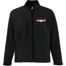 Bestickte Herren Softshelljacke "3-lagig" - Widerstand, wer nicht kämpft hat verloren - gewählte Variante