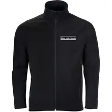 Bestickte Herren Softshelljacke "2-lagig" - Klagt nicht kämpft Vorderseite