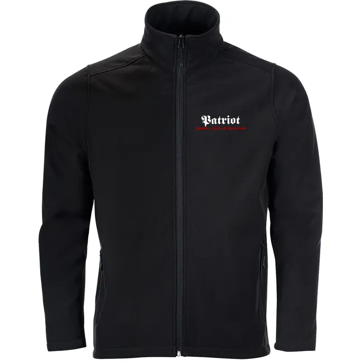 Bestickte Herren Softshelljacke "2-lagig" - Patriot