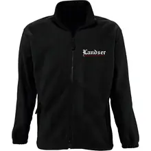 Bestickte Herren Standard Fleecejacke - Landser, eine deutsche legende - gewählte Variante