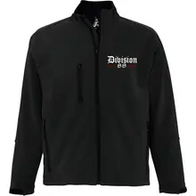 Bestickte Herren Softshelljacke "3-lagig" - Division 88 Runen Vorderseite