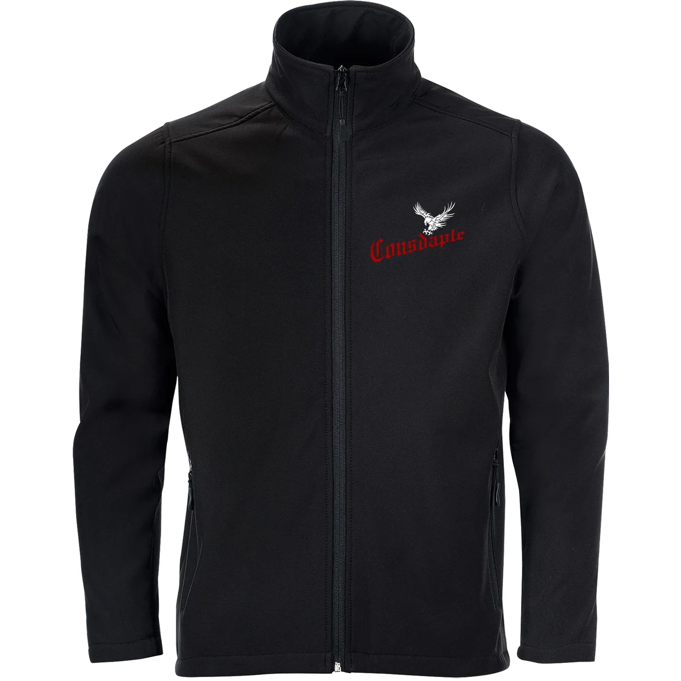 Bestickte Herren Softshelljacke "2-lagig" - Consdaple, Adler im Flug