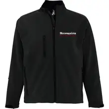 Bestickte Herren Softshelljacke "3-lagig" - Reconquista Vorderseite