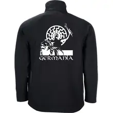 Bestickte Herren Softshelljacke "2-lagig" - Germania Rückseite