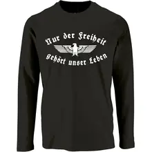 Herren Langarm Shirt - Nur der Freiheit gehört unser Leben - gewählte Variante