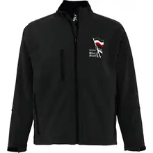 Bestickte Damen Softshelljacke "3-lagig" - Nationaler Widerstand, Fahne - gewählte Variante