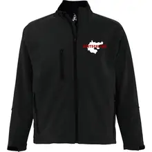 Bestickte Herren Softshelljacke "3-lagig" - Aus liebe zur Heimat - gewählte Variante
