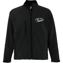 Bestickte Damen Softshelljacke "3-lagig" - Rückreisemanager Vorderseite