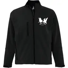 Bestickte Damen Softshelljacke "3-lagig" - Hugin Munin - gewählte Variante