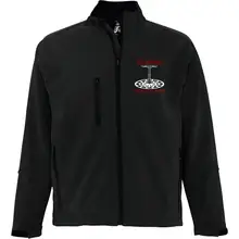 Bestickte Damen Softshelljacke "3-lagig" - Tradition schlägt jeden Trend Vorderseite