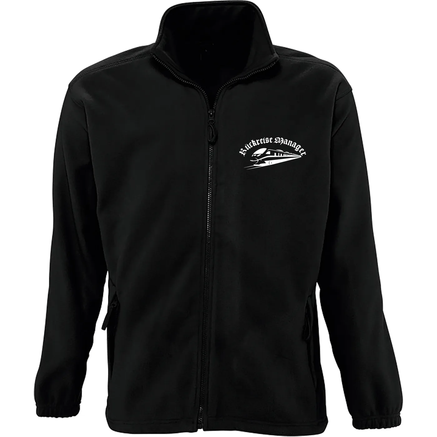 Bestickte Herren Standard Fleecejacke - Rückreisemanager