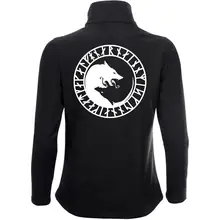 Bestickte Damen Softshelljacke "2-lagig" - Fenrir Rückseite