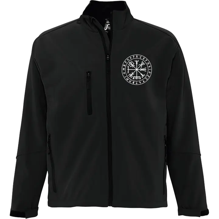 Bestickte Damen Softshelljacke "3-lagig" - Vegvisir