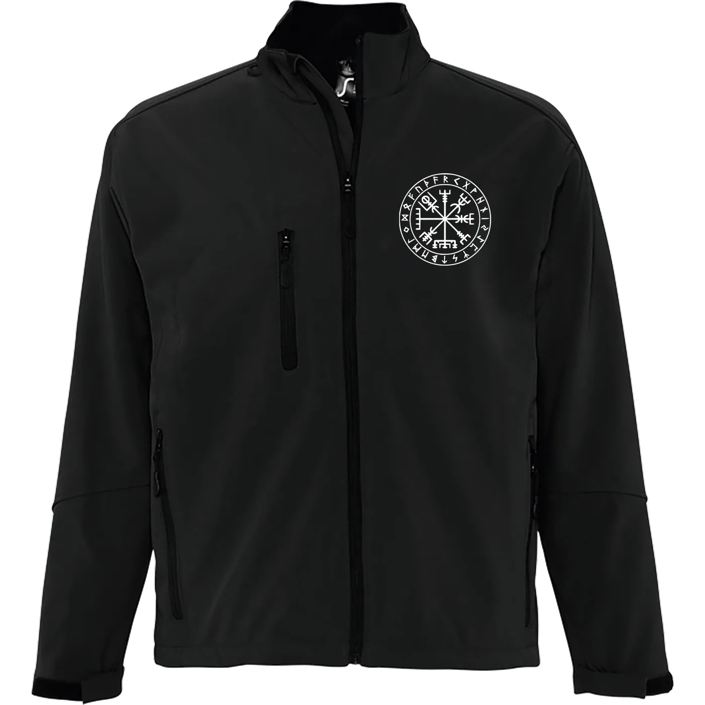Bestickte Damen Softshelljacke "3-lagig" - Vegvisir