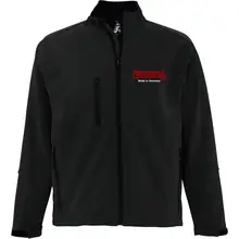 Bestickte Damen Softshelljacke "3-lagig" - Consdaple, made in Germany Vorderseite