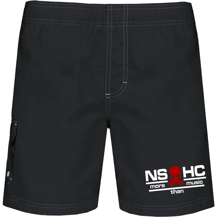 Bestickte Herren Badehose - NS HC, more than music