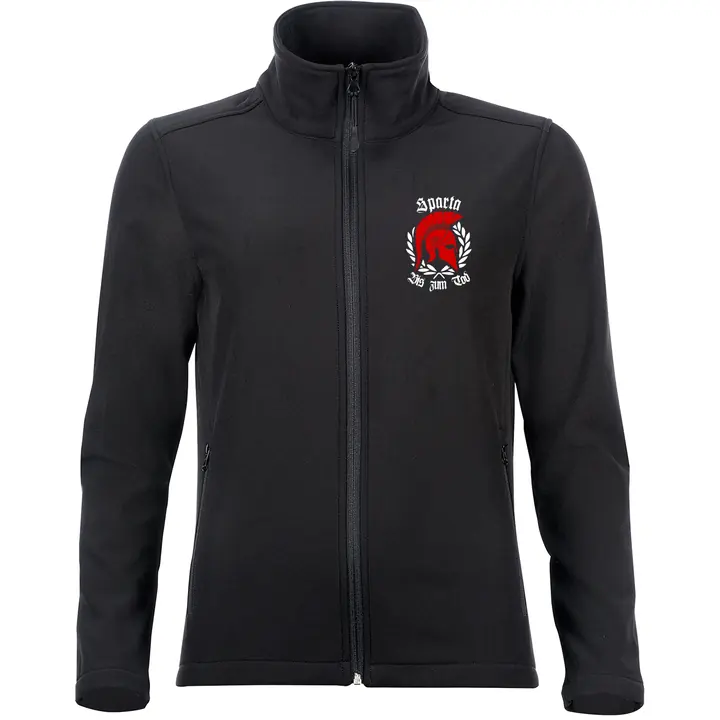 Bestickte Damen Softshelljacke "2-lagig" - Sparta, bis zum Tod