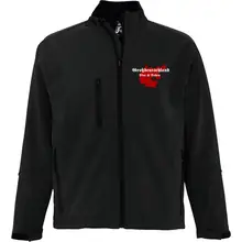 Bestickte Herren Softshelljacke "3-lagig" - Großdeutschland Blut&Boden Vorderseite