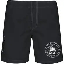 Bestickte Herren Badehose - Odin und Sleipnir Vorderseite