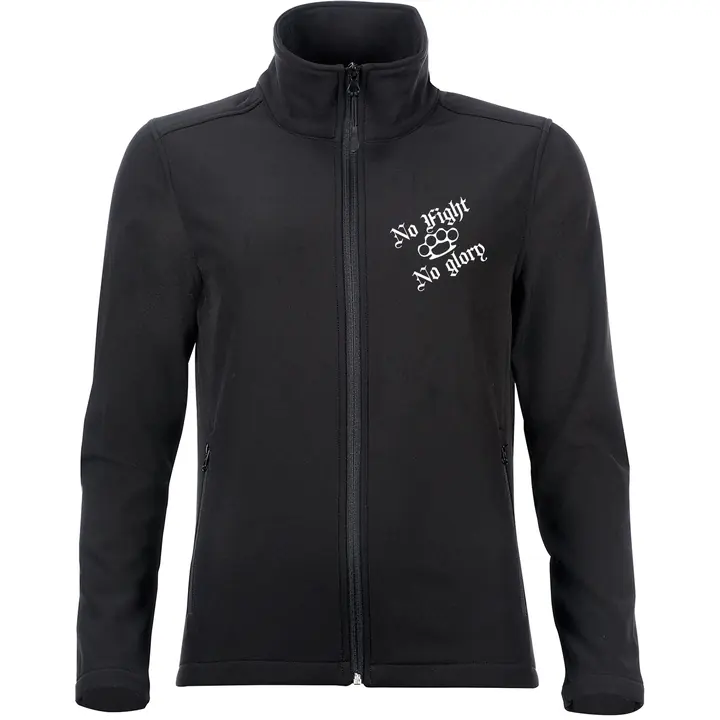 Bestickte Damen Softshelljacke "2-lagig" - Life is Pain