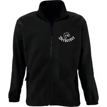 Bestickte Herren Standard Fleecejacke - Berserker Vorderseite